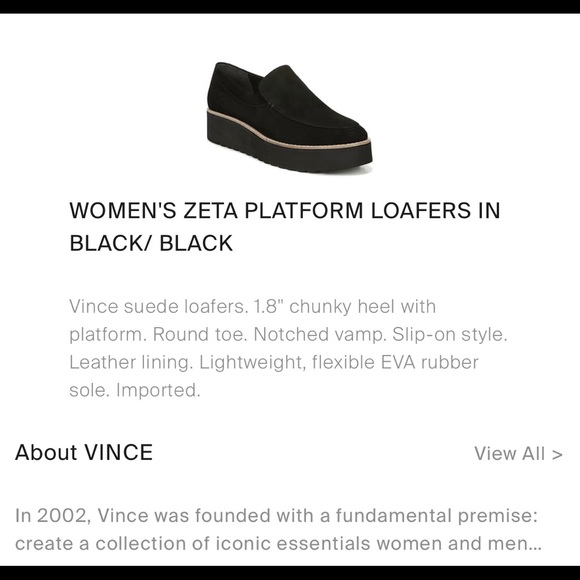 Vince Platform Loafers Size 7.5 - Picture 11 of 11